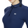 Baju Lengan Panjang Pinggang Berkolar BLKTEE (Biru Diraja)