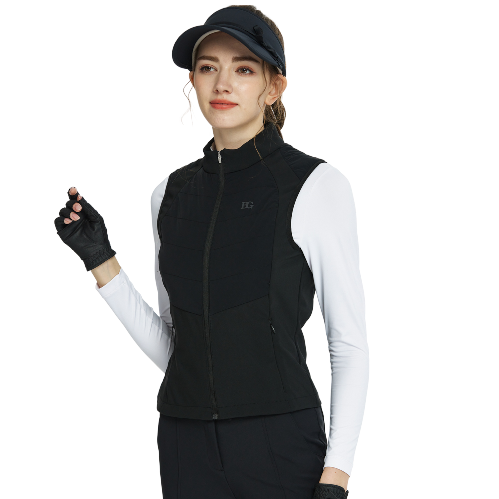 BLKTEE高爾夫羽絨無袖背心(黑)