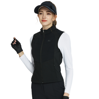 BLKTEE高爾夫羽絨無袖背心(黑)