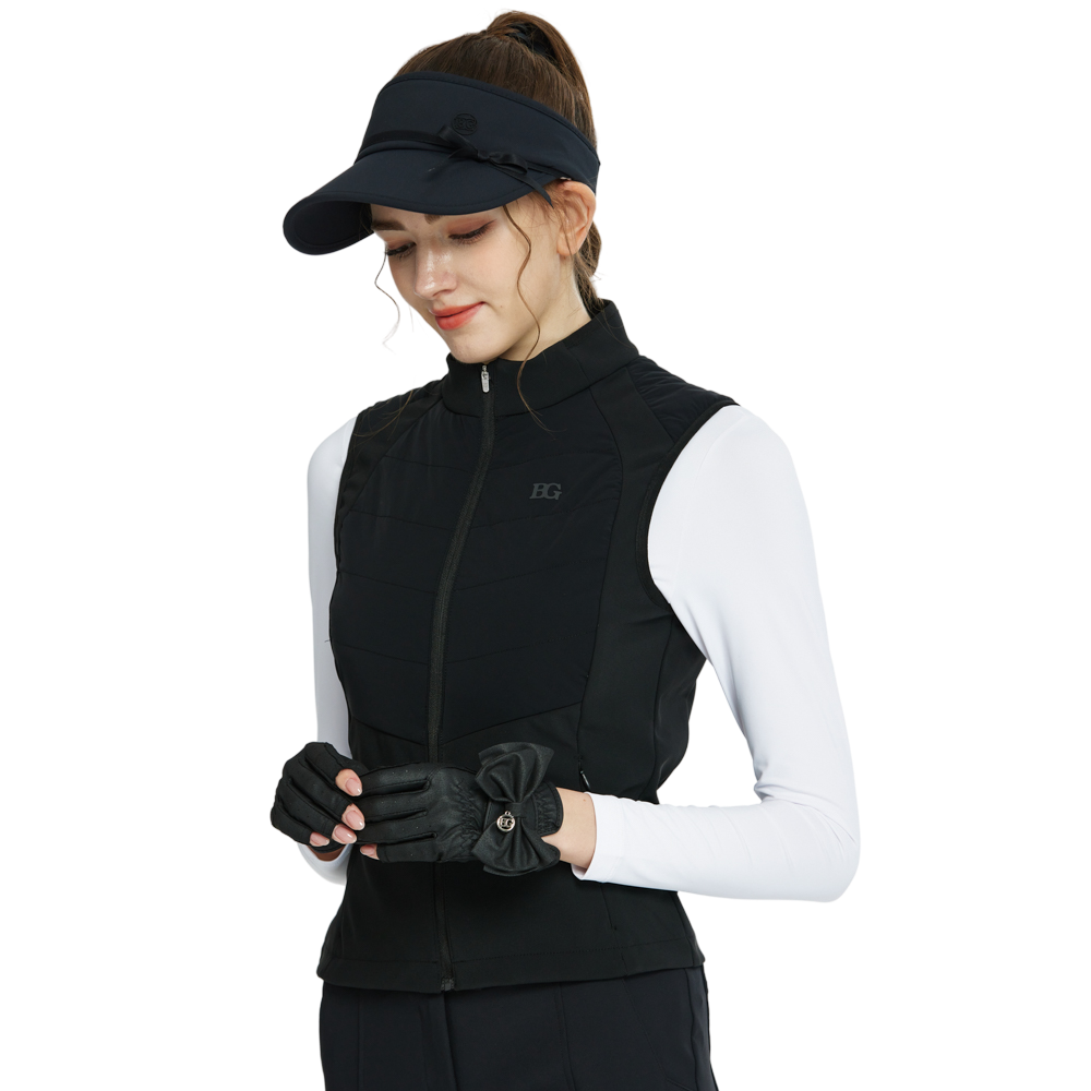 BLKTEE高爾夫羽絨無袖背心(黑)