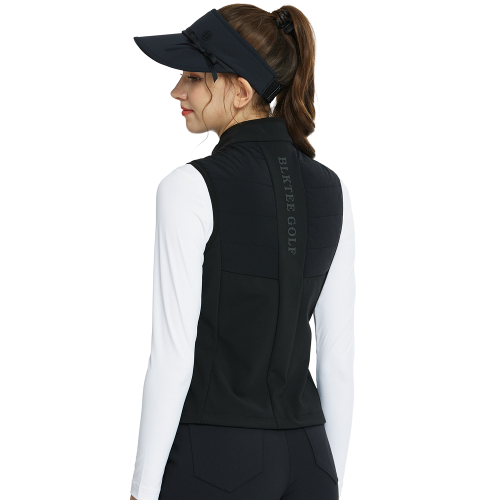 BLKTEE高爾夫羽絨無袖背心(黑)