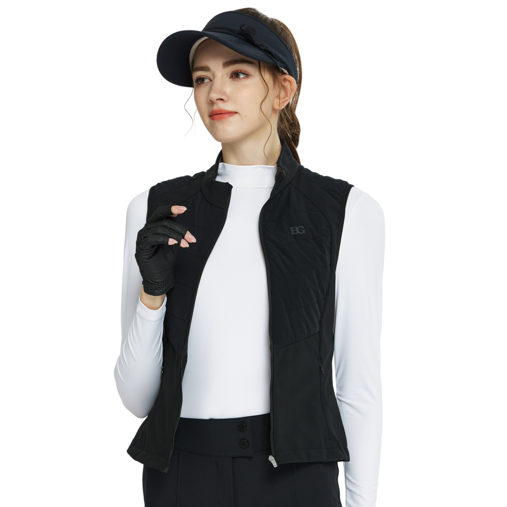 BLKTEE高爾夫羽絨無袖背心(黑)