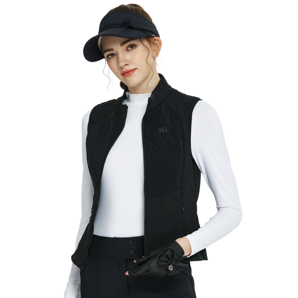 BLKTEE高爾夫羽絨無袖背心(黑)