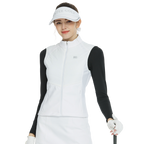 BLKTEE高爾夫羽絨無袖背心(白)