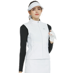 BLKTEE高爾夫羽絨無袖背心(白)