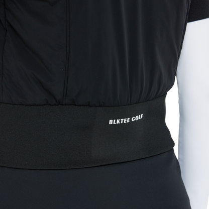 BLKTEE高爾夫羽絨短袖外套(黑)