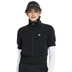 BLKTEE Golf Down Short-Sleeve Jacket (Black)