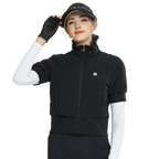 BLKTEE Golf Down Short-Sleeve Jacket (Black)