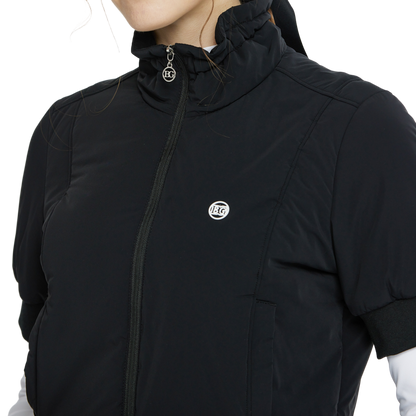 BLKTEE高爾夫羽絨短袖外套(黑)