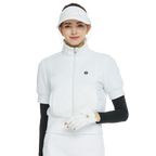 BLKTEE高爾夫羽絨短袖外套(白)
