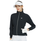 BLKTEE高爾夫防風防潑水長袖外套(黑)