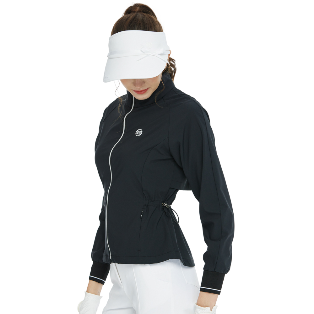 高爾夫防風防潑水長袖外套(黑)