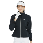 BLKTEE高爾夫防風防潑水長袖外套(黑)