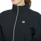 高爾夫防風防潑水長袖外套(黑)