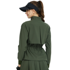 BLKTEE Golf Windproof and Water-Repellent Long-Sleeved Jacket (Army Green)