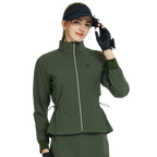 BLKTEE Golf Windproof and Water-Repellent Long-Sleeved Jacket (Army Green)