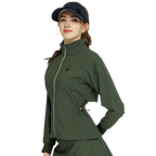 BLKTEE Golf Windproof and Water-Repellent Long-Sleeved Jacket (Army Green)