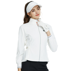 BLKTEE Golf Windproof and Water-Repellent Long-Sleeved Jacket (White)