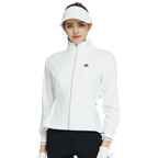 BLKTEE Golf Windproof and Water-Repellent Long-Sleeved Jacket (White)