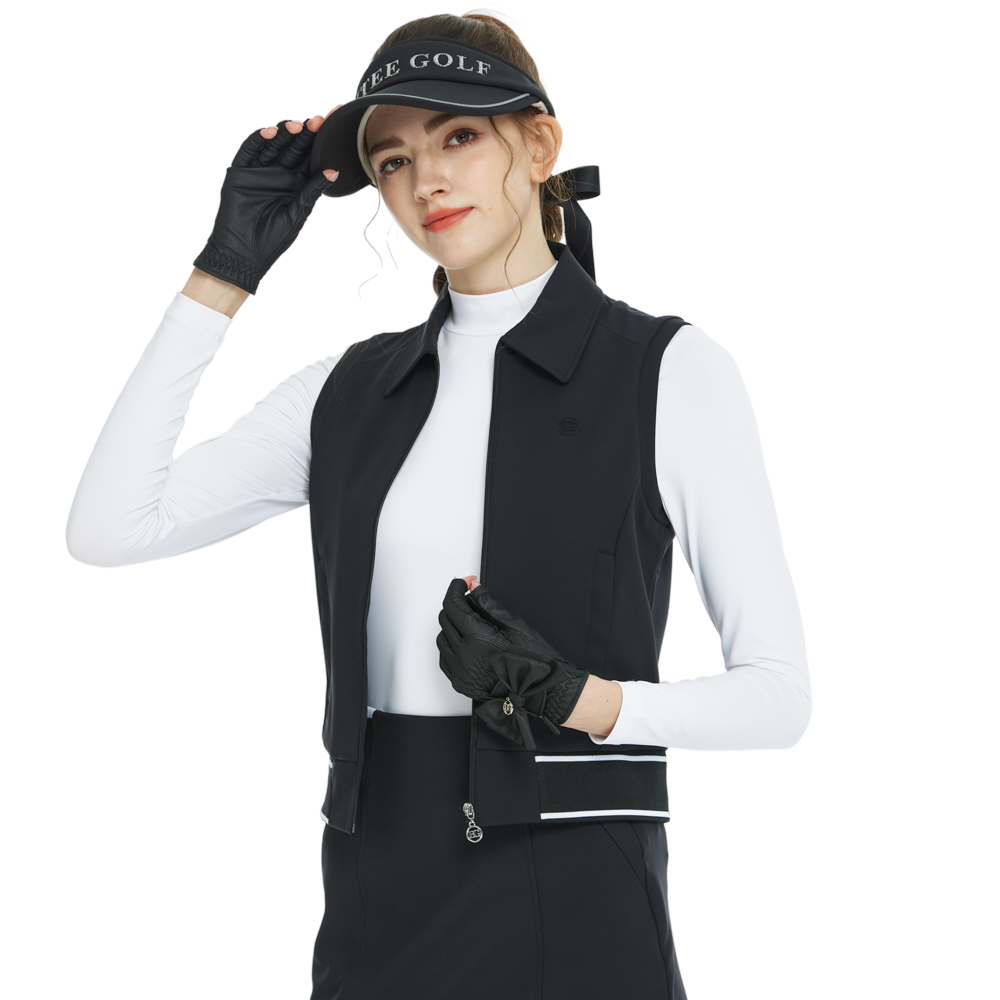 BLKTEE短裝雙層背心(黑)