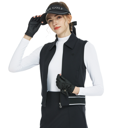 BLKTEE短裝雙層背心(黑)