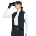 Short-sleeved double-layered vest (black)