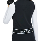 Short-sleeved double-layered vest (black)