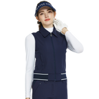 Vest berlapis dua lengan pendek (biru diraja)
