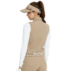 BLKTEE短裝雙層背心(卡其)