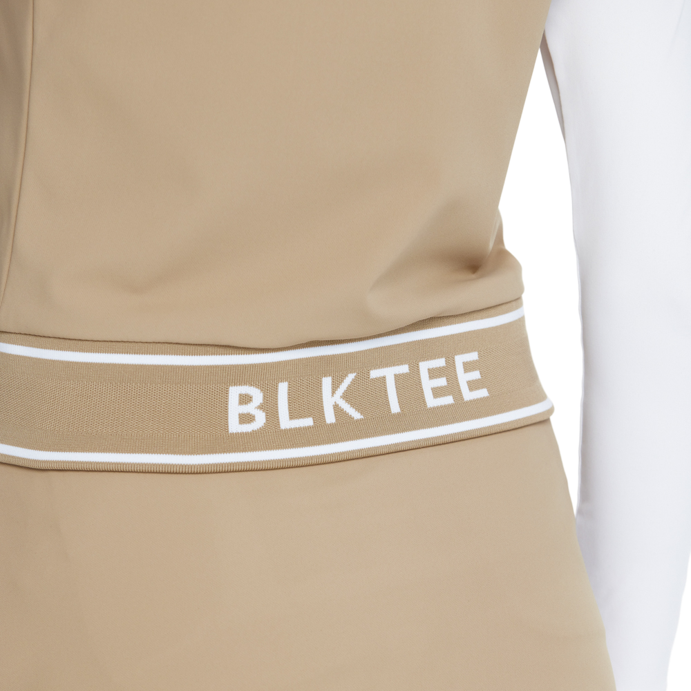 BLKTEE短裝雙層背心(卡其)