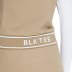 Vest berlapis dua lengan pendek (khaki)