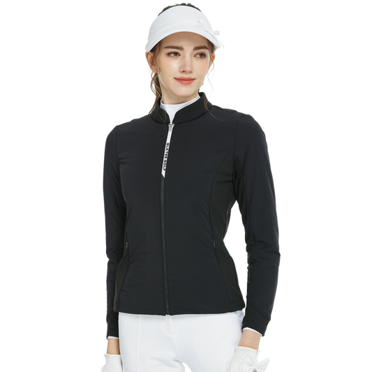 BLKTEE磨毛夾棉保暖外套(黑)