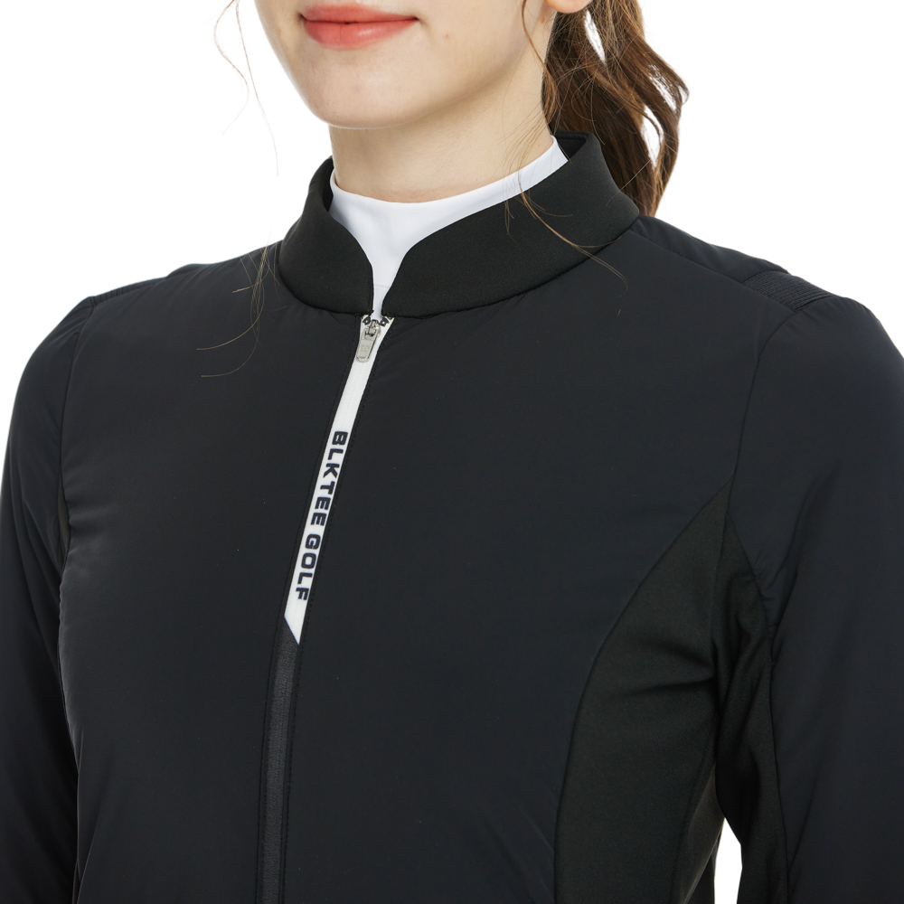 BLKTEE磨毛夾棉保暖外套(黑)