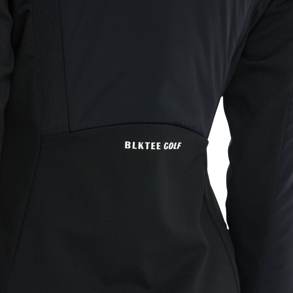 BLKTEE磨毛夾棉保暖外套(黑)