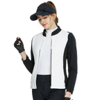 BLKTEE磨毛夾棉保暖外套(白)