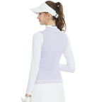 BLKTEE Golf Knit Crew Neck Vest (Taro Purple)