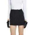 Skirt mini bodycon pinggang elastik (hitam)