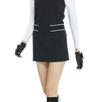 BLKTEE彈性腰圍小包臀短裙(黑)