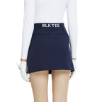 Pinggang elastik, skirt mini bodycon (biru diraja)