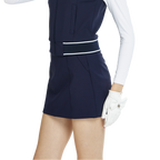 Pinggang elastik, skirt mini bodycon (biru diraja)