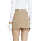 Skirt mini bodycon pinggang elastik (khaki)