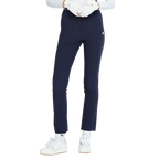 BLKTEE磨毛彈性腰直筒長褲(寶藍)