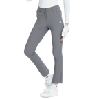 BLKTEE磨毛彈性腰直筒長褲(灰)