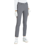 BLKTEE磨毛彈性腰直筒長褲(灰)