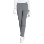 BLKTEE磨毛彈性腰直筒長褲(灰)