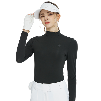 BLKTEE圓領打底長袖衣(黑)