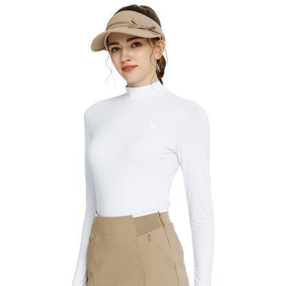 BLKTEE圓領打底長袖衣(白)