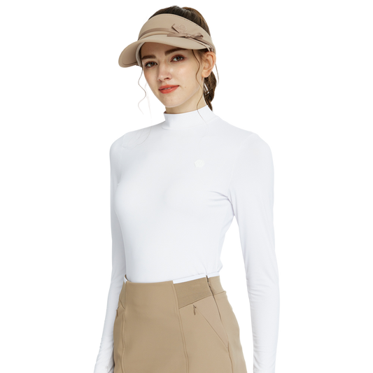 BLKTEE圓領打底長袖衣(白)