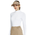White crew neck long-sleeved undershirt