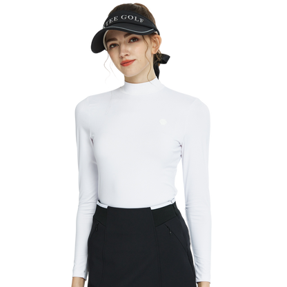 BLKTEE圓領打底長袖衣(白)